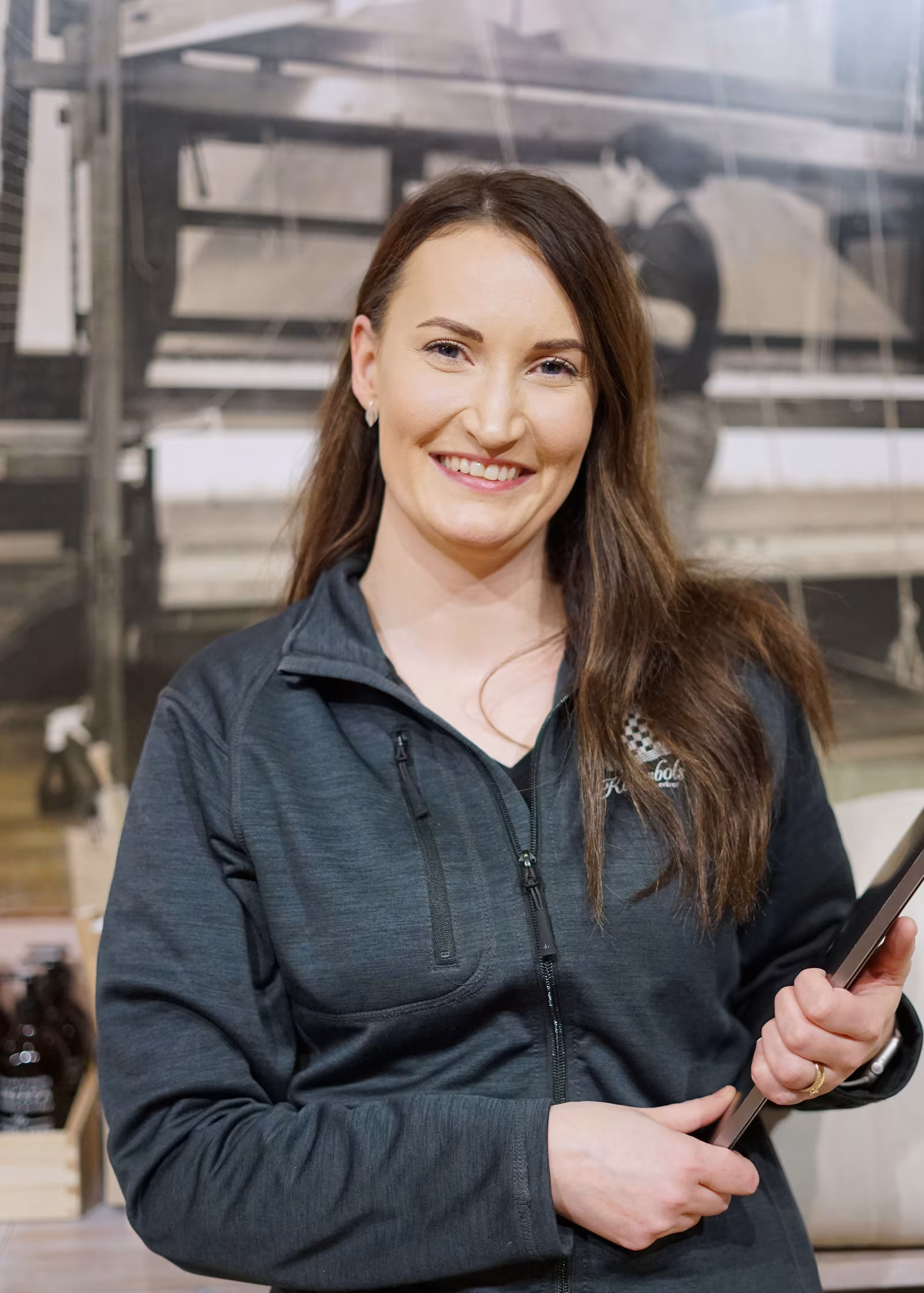 Linda Reinholdsson e-commerce/content manager på Klässbols Linneväveri