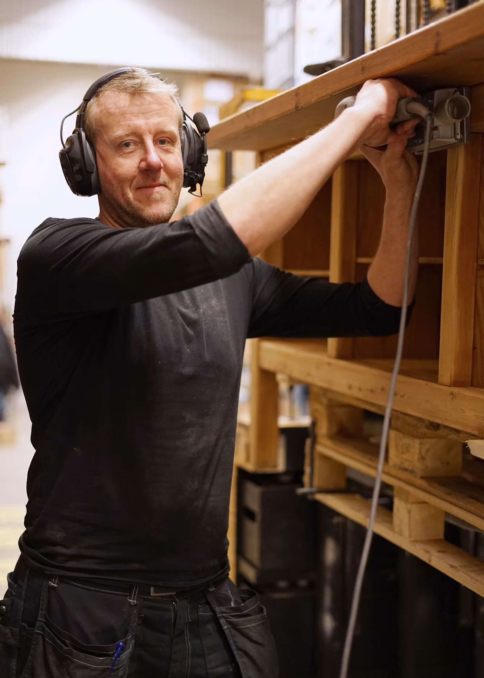 marcus vaktmästare på Klässbols Linneväveri